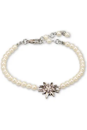 Alpenflüstern Armband Armband Damen - STRASS-EDELWEISS - creme, rosé - Verkäufer: Alpenwahnsinn Tracht & Lifestyle
