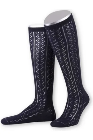 LUSANA Trachtensocken Trachtenstrümpfe Damen - L390 - mittelgrau, oliv, marine - Verkäufer: Alpenwahnsinn Tracht & Lifestyle
