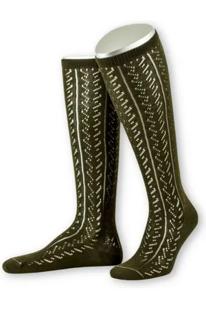 LUSANA Trachtensocken Trachtenstrümpfe Damen - L390 - mittelgrau, oliv, marine - Verkäufer: Alpenwahnsinn Tracht & Lifestyle