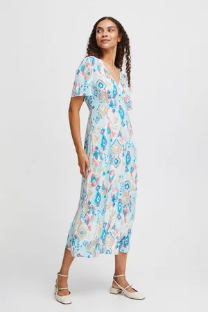 B YOUNG Maxikleid BYJACQUELINE DRESS - sommerliches Kleid mit Print - Verkäufer: meinemarkenmode