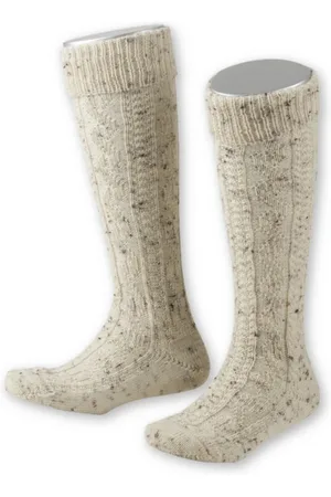 LUSANA Trachtensocken Kniebundstrümpfe Kinder - L320T - beigebraun, natur - Verkäufer: Alpenwahnsinn Tracht & Lifestyle