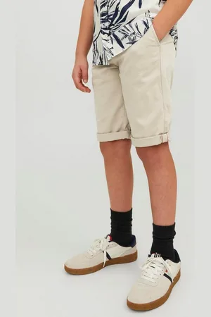 JACK & JONES Chinoshorts Jack & Jones Kinder Jungen Shorts JPSTBOWIE JJSHORTS SOLID SN JNR - Verkäufer: Trend-Outlet-de