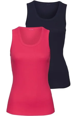 vivance collection Tanktop aus weichem Rippen-Jersey (2er-Pack)