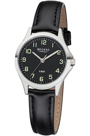 Regent Quarzuhr W0065 - 3085.78.16, Armbanduhr, Damenuhr, analog, Lederimitat-Armband
