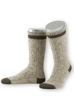 LUSANA Trachtensocken Trachtensocken - L5698T - braun, , marine - Verkäufer: Alpenwahnsinn Tracht & Lifestyle