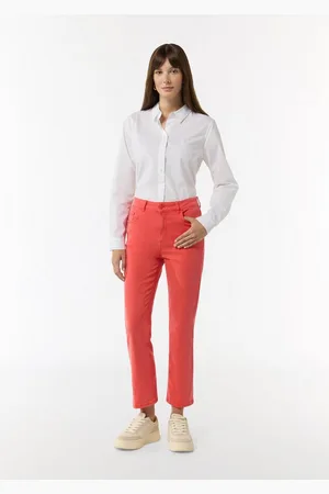 Comma, Stoffhose Denim mit Flared Leg Garment Dye - Verkäufer: s.Oliver