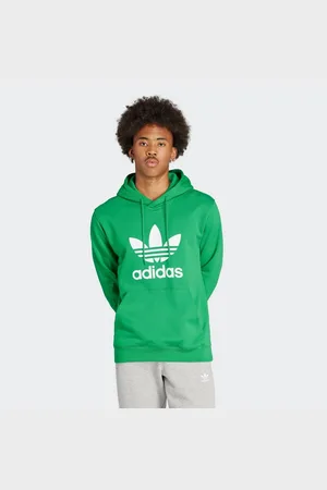 adidas Kapuzensweatshirt TREFOIL HOODY Hoodie, Kapuzenpullover mit großem Logoprint