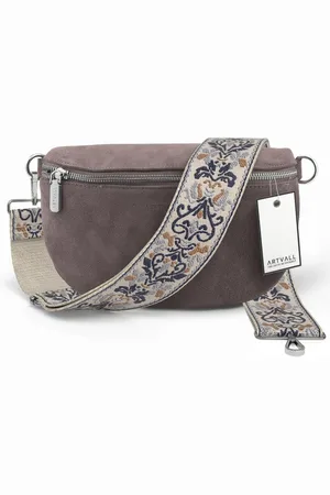 ARTVALL Umhängetasche Wildleder Handtasche Brusttasche Crossbody Lila, Bauchtasche Wildleder Klein mit Schultergurt abnehmbar Crossbody Bag - Verkäufer: EAZY CASE GmbH