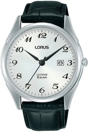 Lorus Quarzuhr RH949NX5, Armbanduhr, Herrenuhr, Datum, Lederarmband, Saphirglas