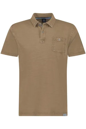 Lerros Poloshirt Poloshirt in weicher, gewaschener Jerseyqualität