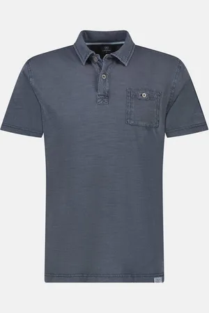 Lerros Poloshirt Poloshirt in weicher, gewaschener Jerseyqualität