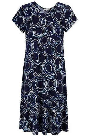HAJO A-Linien-Kleid Joy Of Life Strandkleid City-Kleid (1-tlg) Kurzarm V-Ausschnitt softer Viskose-Mix - Verkäufer: bodywear-online