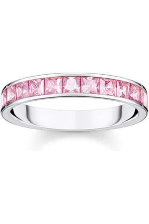 Thomas Sabo Fingerring Steine Pavé TR2358-051-9-52-60, TR2358-643-11-52-60, mit Zirkonia (synth)