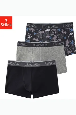 Bench Boxer Boxershorts für Jungen (Packung, 3-St) uni und gemustert in einer Packung