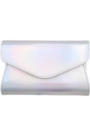 Ital-Design Schultertasche Kleine, Damentasche clutch schultertasche in Silber - Verkäufer: