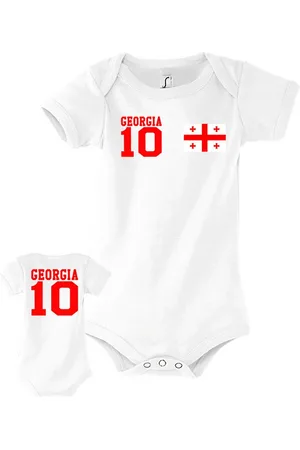Blondie & Brownie Strampler Georgien Kinder Baby Georgia Sport Trikot Fußball Meister WM Europa EM - Verkäufer: Hubihu