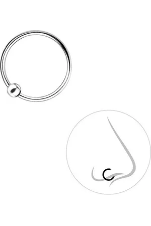 ALEXANDER YORK Nasenpiercing NASENRING 10 mm, 925 Sterling Silber - Verkäufer: