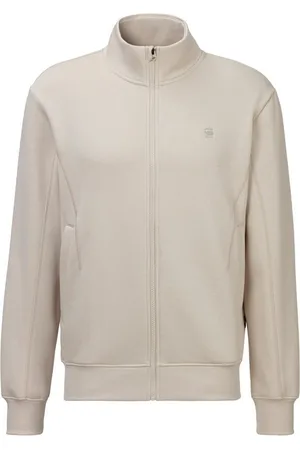 G-Star Sweatjacke mit Logodruck auf der Brust