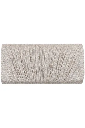 Ital-Design Schultertasche Kleine, Damentasche clutch schultertasche in Champagner - Verkäufer: