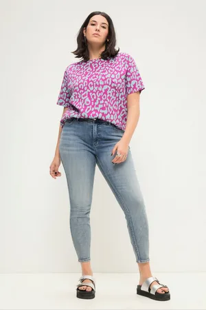 STUDIO UNTOLD 5-Pocket-Jeans Skinny Jeans 5-Pocket Used-Optik - Verkäufer: Popken Fashion Group