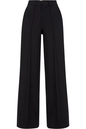 Urban classics Stoffhose Damen Ladies Wide Pleated Pants (1-tlg)