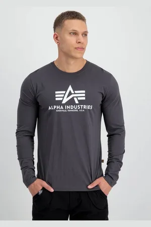 Alpha Industries Longsleeve Men - Longsleeves Basic T - Longsleeve
