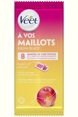 Veet Kaltwachsstreifen Bikini Ready Underarm Control 1x, 8 St. - Verkäufer: Sibastore GmbH