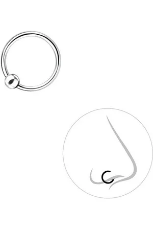 ALEXANDER YORK Nasenpiercing NASENRING 8 mm, 925 Sterling Silber - Verkäufer: