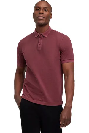 Falke Poloshirt (1-tlg) aus hochwertiger Baumwolle in Garment Dye-Technik - Verkäufer: