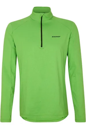 Ziener Rollkragenshirt PAULINO man (underlayer shirt) 40816 green.melange - Verkäufer: Alpensportler