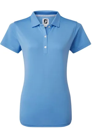 FootJoy Poloshirt Polo Stretch Pique Shirt Damen Hellblau EU S - Verkäufer: Svens Golfshop GmbH