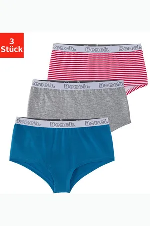 Bench Panty (Packung, 3-St) in uni und gestreift