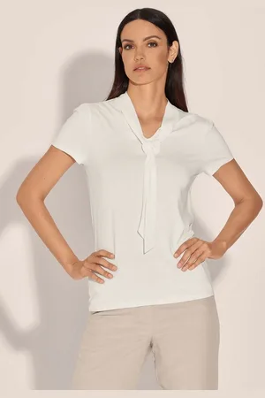 Madeleine Kurzarmshirt Edel-Shirt mit Schluppe - Verkäufer: Premio Fashion GmbH