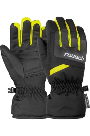 Reusch Skihandschuhe Bennet R-TEX® XT Junior - Kinder Skihandschuh black / saftey yellow - Verkäufer: beim-schaeftlmaier