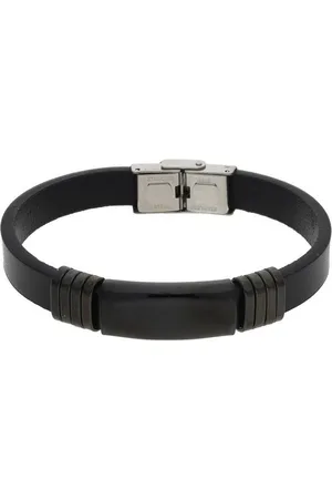 JuwelmaLux Lederarmband Armband Leder Edelstahl Ionen schwarz plattiert JL45-03-004 (kein Set, 1-tlg., kein Set) - Verkäufer: Juwelier-Bacak