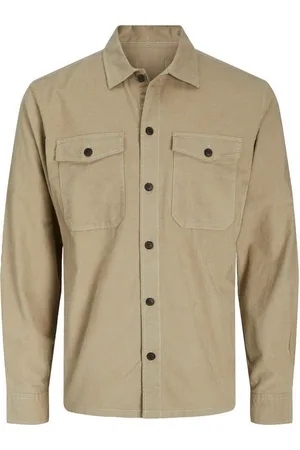 JACK & JONES Langarmhemd Herren Hemd Langarm JJEJAY OVERSHIRT CORDUROY L/S LN - Verkäufer: Trend-Outlet-de