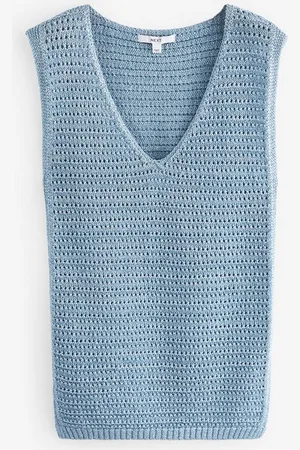Next Stricktop Ärmelloses Metallic-Trägertop (1-tlg) - Verkäufer: Germany GmbH