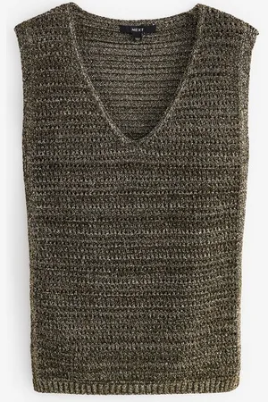 Next Stricktop Ärmelloses Metallic-Trägertop (1-tlg) - Verkäufer: Germany GmbH
