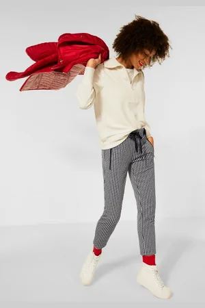 Street one Schlupfhose Loose Fit Hose mit Struktur - Verkäufer: Lehmann Moden
