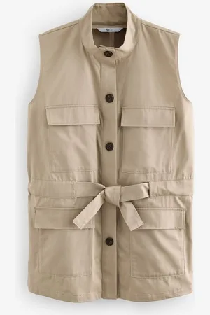 Next Longweste Ärmellose Baumwolljacke im Utility-Stil (1-tlg) - Verkäufer: Germany GmbH