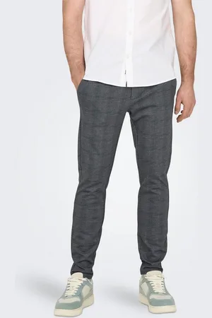 Only & Sons Chinohose ONSMARK SLIM CHECK 020919 PANT NOOS