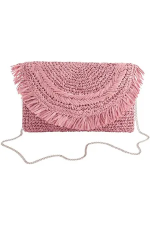 Next Clutch Clutch aus Naturmaterial mit Fransen (1-tlg) - Verkäufer: Germany GmbH