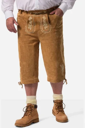 Men Plus Lederhose Men+ 3/4-Trachten-Lederhose echtes Leder bis 70 - Verkäufer: Popken Fashion Group
