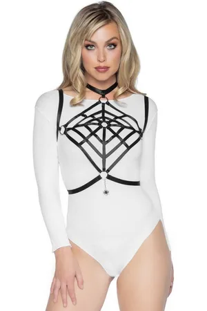 Leg Avenue Synthetikgürtel Spinnennetz Körpergurt - Verkäufer: MASKWORLD
