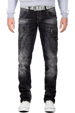 Cipo & Baxx 5-Pocket-Jeans Hose BA-CD296 (1-tlg) mit Reißverschlüssen und Verzierungen - Verkäufer: bans24