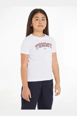 Tommy Hilfiger Kurzarmshirt VARSIY FOIL REG TEE SS Kinder bis 16 Jahre mit Logoprägung
