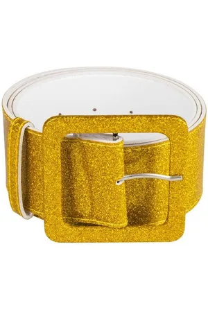 Boland Synthetikgürtel Glitzer Gürtel gold - Verkäufer: MASKWORLD