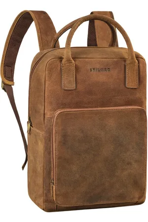 STILORD Notebookrucksack "Seraphine" XL Leder Rucksacktasche mit Laptop-Fach 15,6 Zoll Damen - Verkäufer: Leder