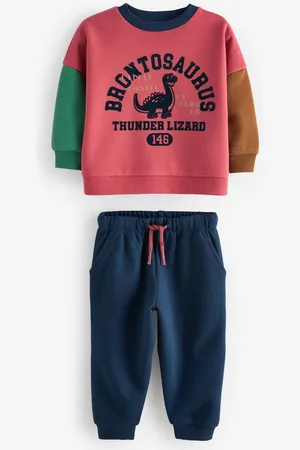 Next Sweatanzug Sweatshirt mit Blockfarben-Print und Jogginghose (2-tlg) - Verkäufer: Germany GmbH