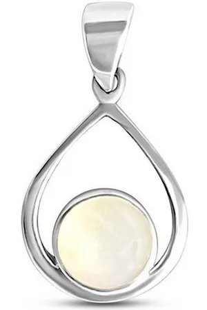 ALEXANDER YORK Kettenanhänger MUSCHELPERLMUTT weiß, 925 Sterling Silber - Verkäufer: